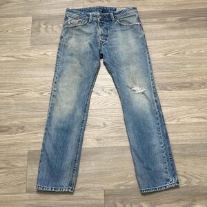 Vintage Y2K Diesel Darron Distressed Straight Leg Jeans 30x30